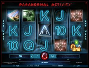 Paranormal Activity är skrämmande spelautomat