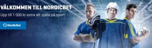 Välkommen till Nordicbet - Upp till 1 000 kr extra att spela på sport.