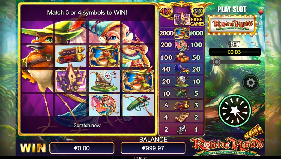 Robin Hood Prince of Tweets Scratch