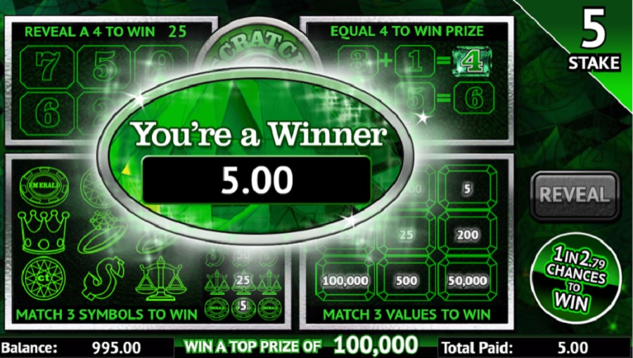 Scratch for Emeralds